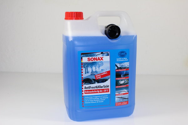Sonax Antifrost & Klarsicht 5 Liter Gebrauchsfertig Scheibenfrostschutz