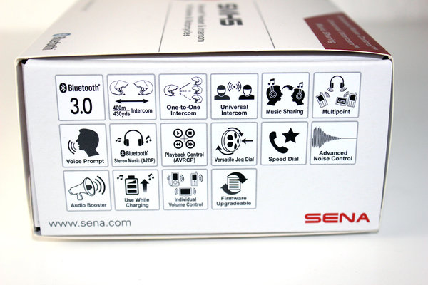SENA SMH5 Singlekit Einzelset Bluetooth Intercom Motorrad Headset