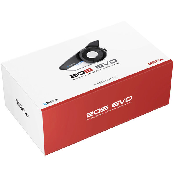 SENA Motorrad Headset 20S EVO Einzelset HD-Lautsprecher Bluetooth