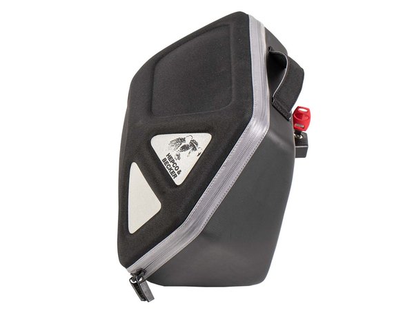 Hepco Becker Seitentaschensatz Royster Speed mit grauen Reißverschluss für C-Bow Halter je 13 Liter